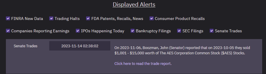 flabbergank's tweet photo. New Alert on https://t.co/Vu2IeYFiZb and discord: senate trade alerts!

Follow your senators as they definitely don't trade with insider information. https://t.co/JJNsmg5iEw