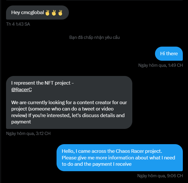 thann199's tweet photo. 💭 Có nên nhận quảng cáo cho các dự án crypto, gamefi trên X

Chúc mọi người một buổi sáng tốt lành, nếu một ngày nhận đư���c lời đề nghị post tweet để review, quảng cáo cho 1 dự án về crypto thì mọi người sẽ quyết định thế nào?

Chuyện là có 1 dự án về gamefi đang book mình giới thiệu, review về sản phẩm của họ. 

Tuy nhiên mình đang phân vân giữa 2 hướng giải quyết sau:
1⃣ Nhận quảng cáo, sau đó mình sẽ GA 70% doanh thu, như vậy cả mình và anh em đều win-win. Nếu dự án có dấu hiệu scam, mình sẽ xóa bài và xin lỗi ngay l���p tức.
2⃣ Chỉ tập trung build X, không nhận các quảng cáo bên ngoài. Tránh làm loãng content, gây mất niềm tin.

Với mình, cộng đồng và những anh em trên X luôn là số 1. Vì vậy mình sẽ không nhận những quảng cáo linh tinh, scam để tránh ảnh hưởng đến nhiều người. Tuy nhiên nếu có cơ hội thì mình cũng muốn hỗ trợ thêm cho mọi người 5-10$ trong quá trình build X.

Mọi người hãy chia sẻ quan điểm ở dưới cmt nhé, nếu được nhiều người ủng hộ thì mình sẽ nhận QC này.

#XTwitter #X #KiemtienX #Ads