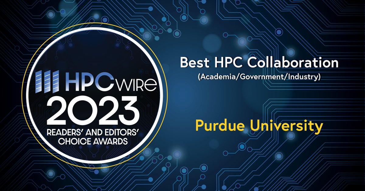 Congrats to @LifeatPurdue professor Guillermo Paniagua and team for winning the “Best HPC Collaboration” in HPCwire’s 2023 Readers’ and Editors’ Choice Awards for their work on novel engine components that will have implications for decarbonized power generation #TheNextGiantLeap