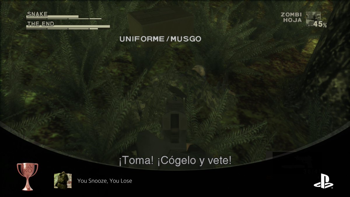 ntares_sakura's tweet photo. METAL GEAR SOLID 3: Snake Eater - Master Collection Version
If It Bleeds, We Can Kill It (BRONZE)
#PlayStationTrophy #PS5Share, #METALGEARSOLID3SnakeEaterMasterCollectionVersion https://t.co/RlLSgmr79X