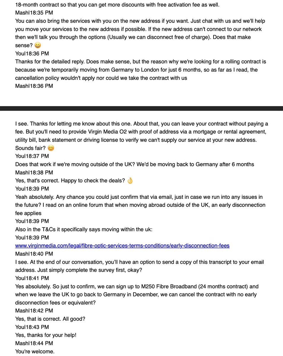mxkrmr's tweet photo. @virginmedia @VirginMediaCorp I've tried speaking to complaints who have ignored the screenshots and just referenced the terms. Please can you escalate? Otherwise off to Ombudsman... C-101123887 https://t.co/MwgzmFSMUK