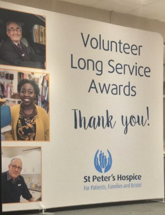 Incredible evening at our @stpetershospice volunteer long service awards. Truly inspiring. We are extremely thankful