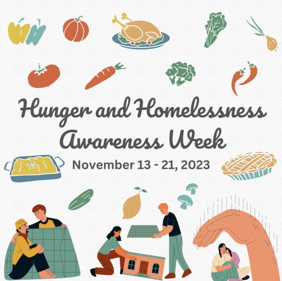 This week, we raise awareness about the dual crises of hunger and homelessness in our district. It is unacceptable that residents still go hungry and are left without a roof over their heads.