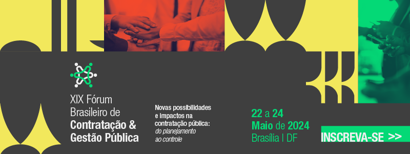 O mais tradicional evento de #contratação e #gestãopública do país chega a sua 19ª edição e acontece nos dias 22, 23 e 24 de maio de 2024, no Centro de Eventos e Convenções Brasil 21, em Brasília-DF. 

Saiba mais: editoraforum.com.br/noticias/event…