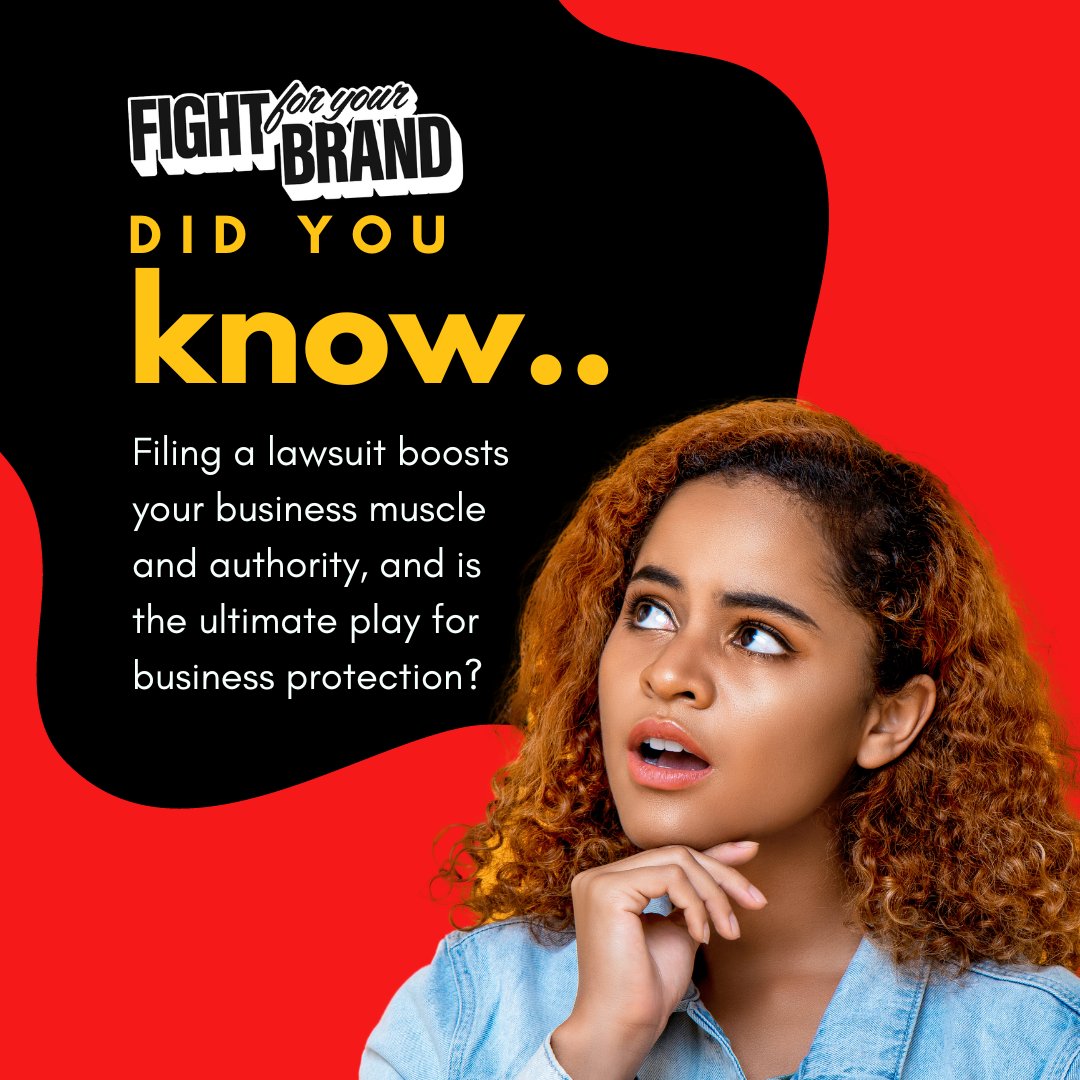 SLDebarros_Law's tweet image. Don&apos;t be afraid to filing a lawsuit (i.e. case). If you threaten it, be prepared to do it. It puts other brands on notice that you will fight &amp;amp; have them thinking twice. Let us cover your blind side with the FIGHT FOR YOUR BRAND offer. bit.ly/discoverfightf… #bizprotection