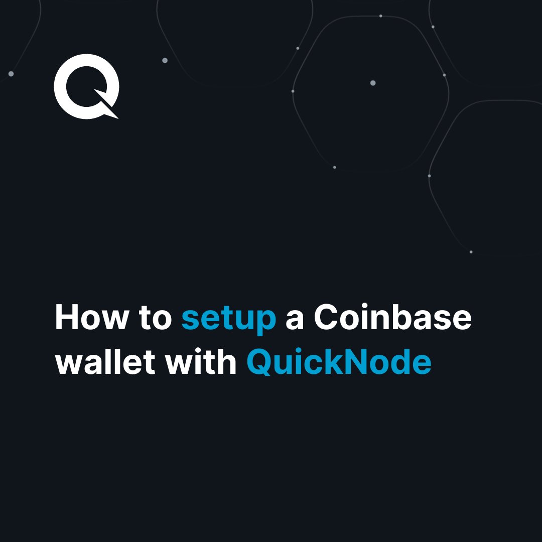 Quicknode's tweet photo. Enhance your @CoinbaseWallet with our simple guide! 🖥️🔒

Learn how to connect a custom RPC provider for a faster, more stable blockchain experience.

https://t.co/Rh7ibDSnIu https://t.co/uZS0s6mtCl