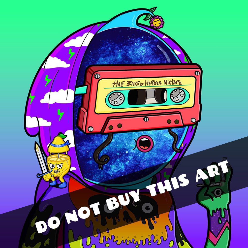 bruh YES i know.. the art is sick mfers.. but can yall plz stop asking me for a <a href="/hbh_nft/">Half Baked Heroes</a> whitelist..?!?

I dont know sht about fck, <a href="/davidgokhshtein/">David Gokhshtein</a> wont leak anything‼️ 🔥🫵🏻