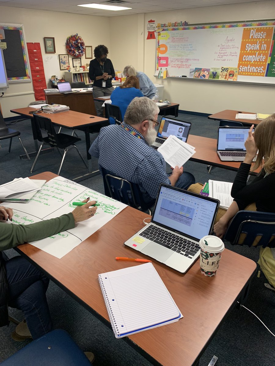 dtrimble1224's tweet photo. Elder’s ELAR department doing great work breaking down the TEK and developing Know and Show charts. Great job https://t.co/W3AUiFgDwD