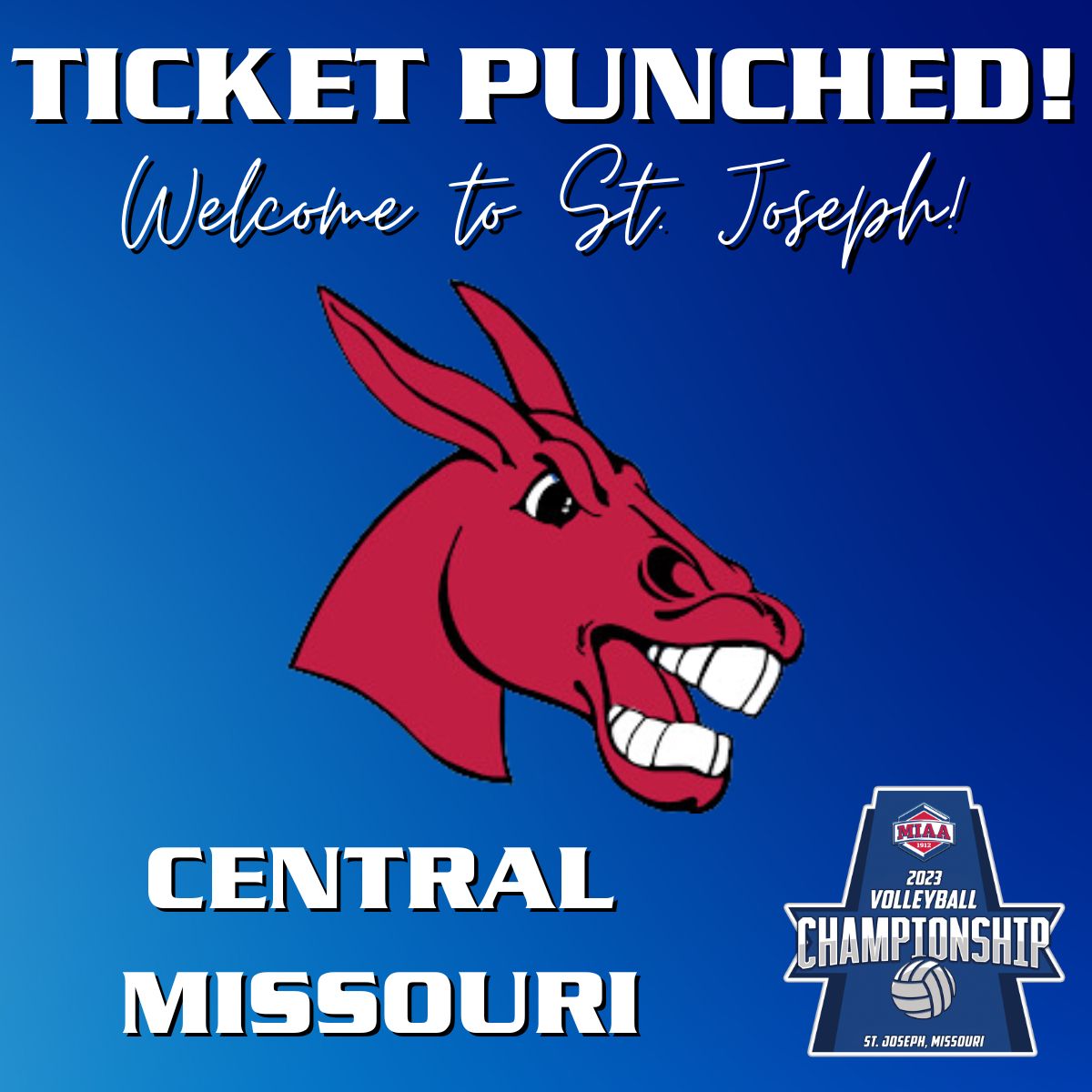 StJoMoSports's tweet photo. The evening games at Civic feature the #1 seed @ucm_volleyball vs. @ESUSports at 5 PM followed by the 4/5 matchup featuring @MWSUvolleyball vs. @IchabodVB at 7:30 PM.  https://t.co/U2OkvaXxyC #StJoMoSports https://t.co/BFeNOdfRWq