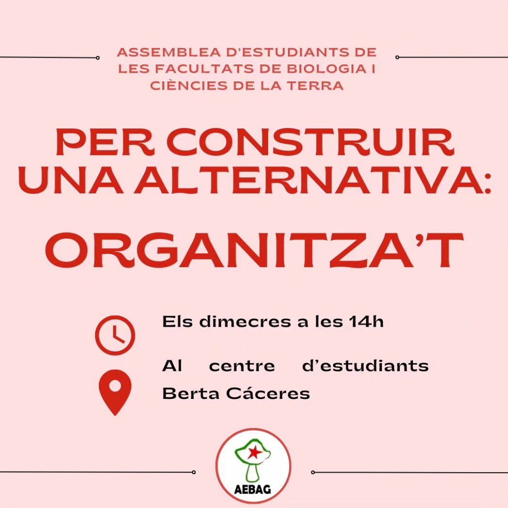 Assemblea de Biologia i Geologia UB tweet media