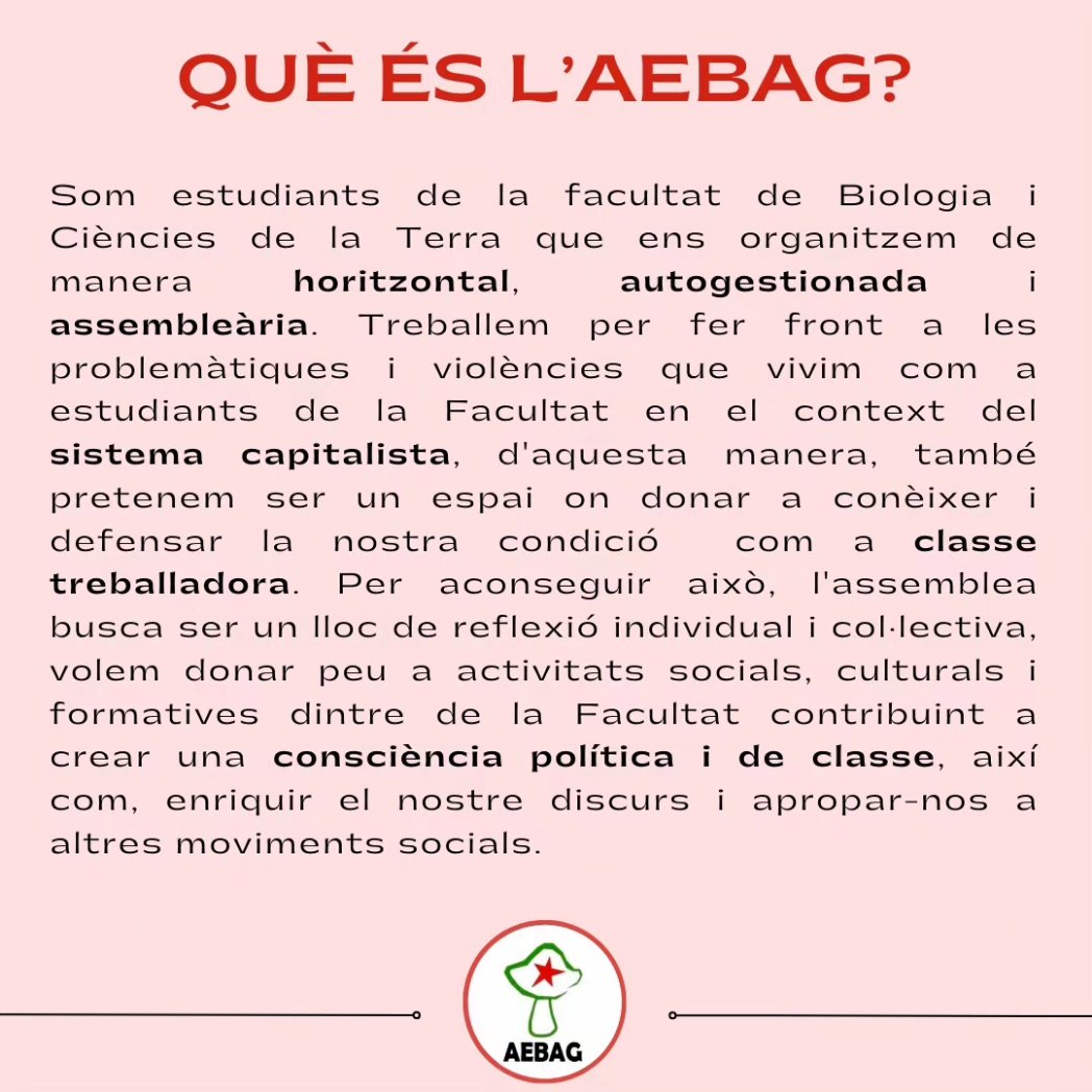 Assemblea de Biologia i Geologia UB tweet media