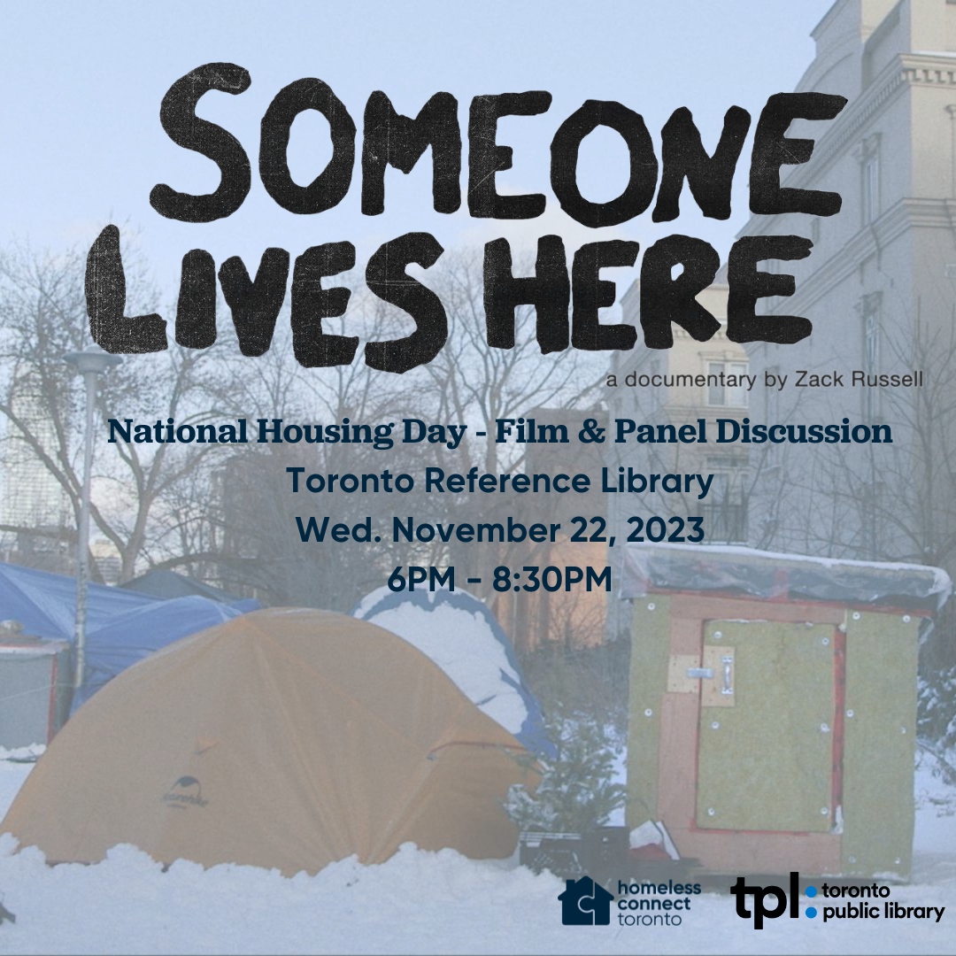@hconnectto is partnering with <a href="/torontolibrary/">Toronto Public Library</a> to host a FREE doc screening of Someone Lives Here, followed by a panel discussion.

Wed, Nov 22, 2023
6:00 PM - 8:30 PM
Toronto Reference Library, Beaton Hall

Register to save your seat: form-can.keela.co/hct-x-tpl-docu…

#HCT #MemoMonday