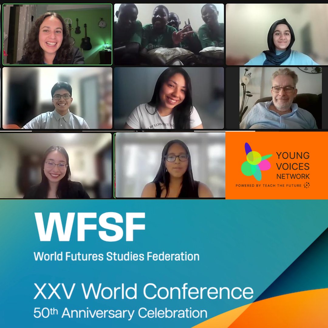 WFSF in Paris 2023 broke new ground in many ways. "From Imagination to Will and Action: How Youth Voices Can Change the World" showcasing young leaders from around the world. tinyurl.com/2zuh4ydy

#YoungVoices #Teachthefuture #changemakers #foresight #future #youngleaders