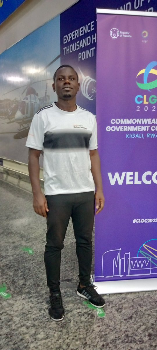 JarcTusiime's tweet photo. Just Arrived in @CityofKigali for the #CLGC2023 Representing @jumuiya @EAYNOfficial @ugyouthsenate .

Thanks to @CLGF_News @EastGovernments @gamwera and @RwandaGov @RwandaLocalGov under the able leadership of Mzee HE Gen @PaulKagame 4putting this together!

#VisitRwanda
#VisitEAC https://t.co/aArqE06FGO