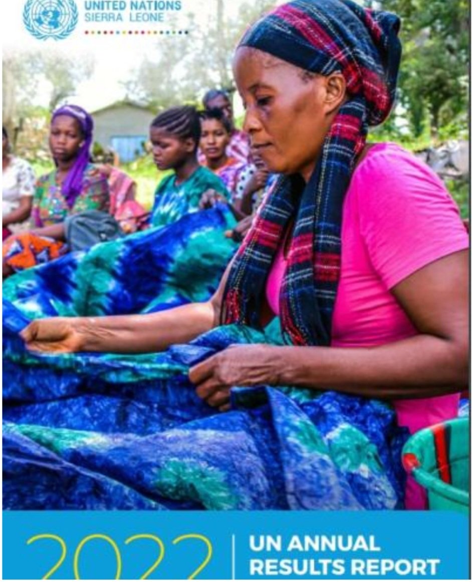 UN in Sierra Leone (@unsierraleone) on Twitter photo Breaking News: <a href="/UNSierraLeone/">UN in Sierra Leone</a> bags another UN award for its 2022 Annual Results Report. In the next few hours, outgoing Resident Coordinator <a href="/AhonsiBA/">Babatunde Ahonsi</a> will receive the award on behalf of the UN Country Team at an awards ceremony in New York. Congrats <a href="/UNSierraLeone/">UN in Sierra Leone</a> Breaking News: <a href="/UNSierraLeone/">UN in Sierra Leone</a> bags another UN award for its 2022 Annual Results Report. In the next few hours, outgoing Resident Coordinator <a href="/AhonsiBA/">Babatunde Ahonsi</a> will receive the award on behalf of the UN Country Team at an awards ceremony in New York. Congrats <a href="/UNSierraLeone/">UN in Sierra Leone</a>