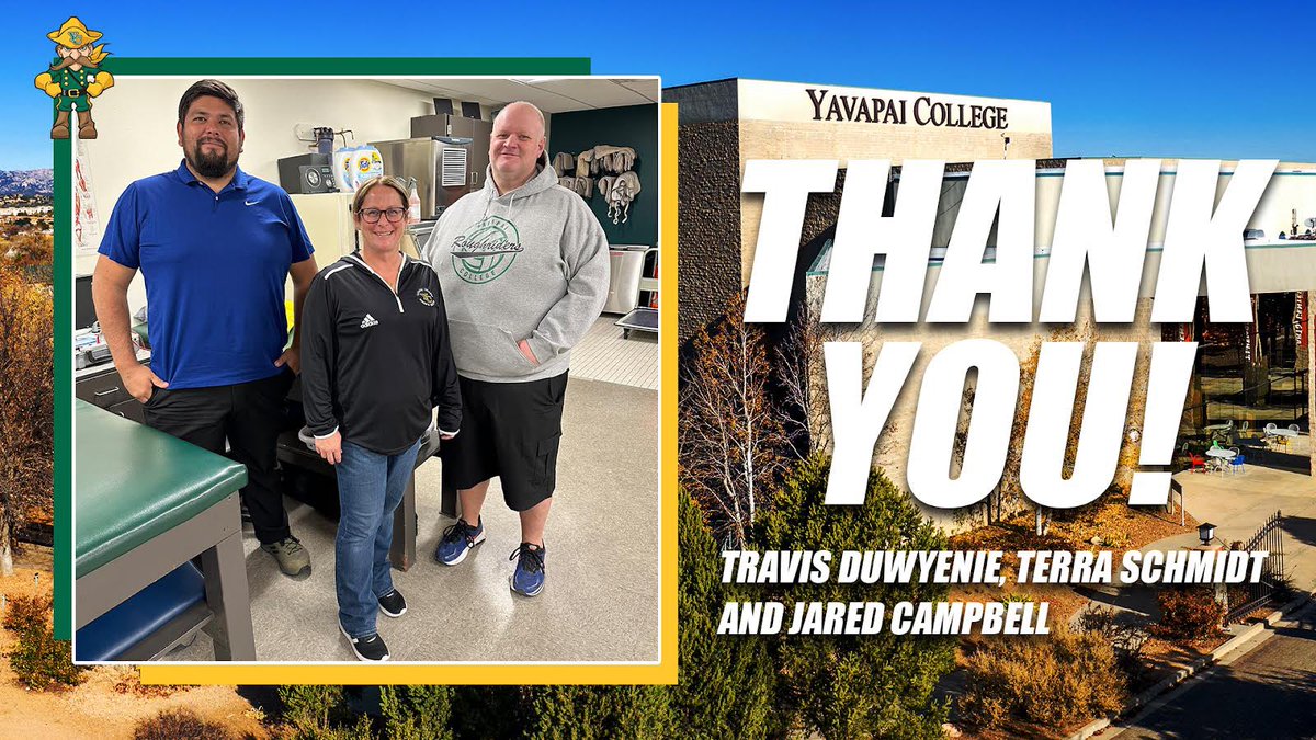 It’s time to highlight our wonderful athletic trainers! These three work tirelessly around the clock and make sure that all of our student-athletes are healthy and ready to perform when gameday comes. Thank you Travis, Terra and Jared for all that you do! 💪👏 #RoughriderProud