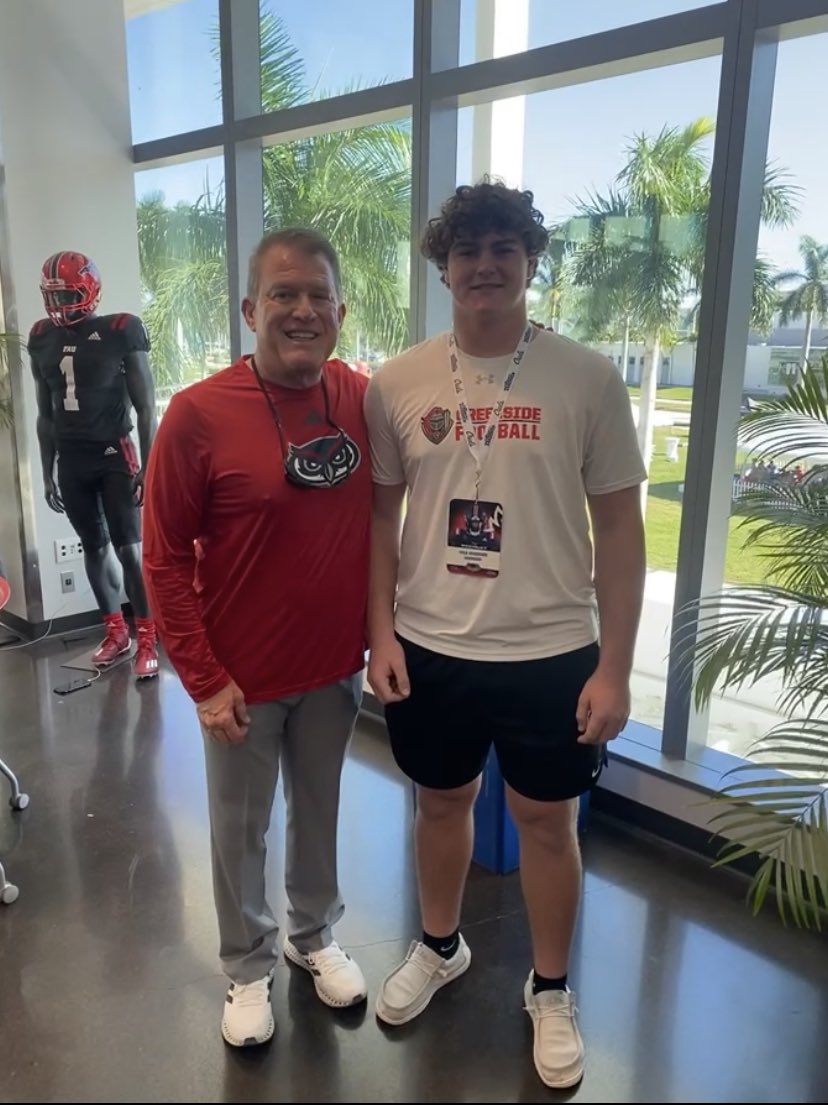 Had a great time at FAU this weekend! Thanks Coach @4Warinner for the invite.