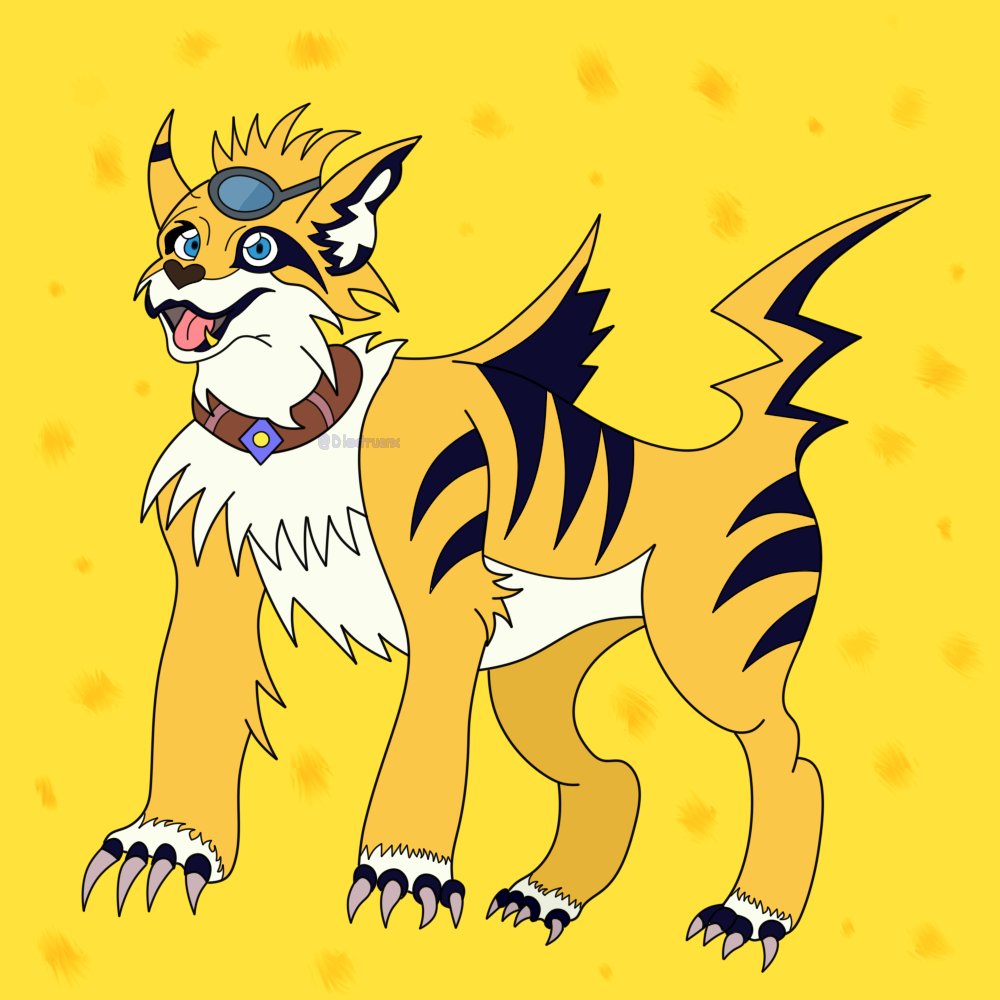 DiextruenxTH's tweet photo. Nuevo dibujo del quinto compañero Digilink!
Chuletamon
Nivel: Adulto
Tipo: Mamífero
Atributo: Data, Libre, Desconocido
Familia: Espíritus de la Naturaleza, Cazadores de virus
#Digimon #Originalcharacter #Chuletamon #digimonmilcibers #digiart #DigiFan #digifake https://t.co/HTIwInKc82