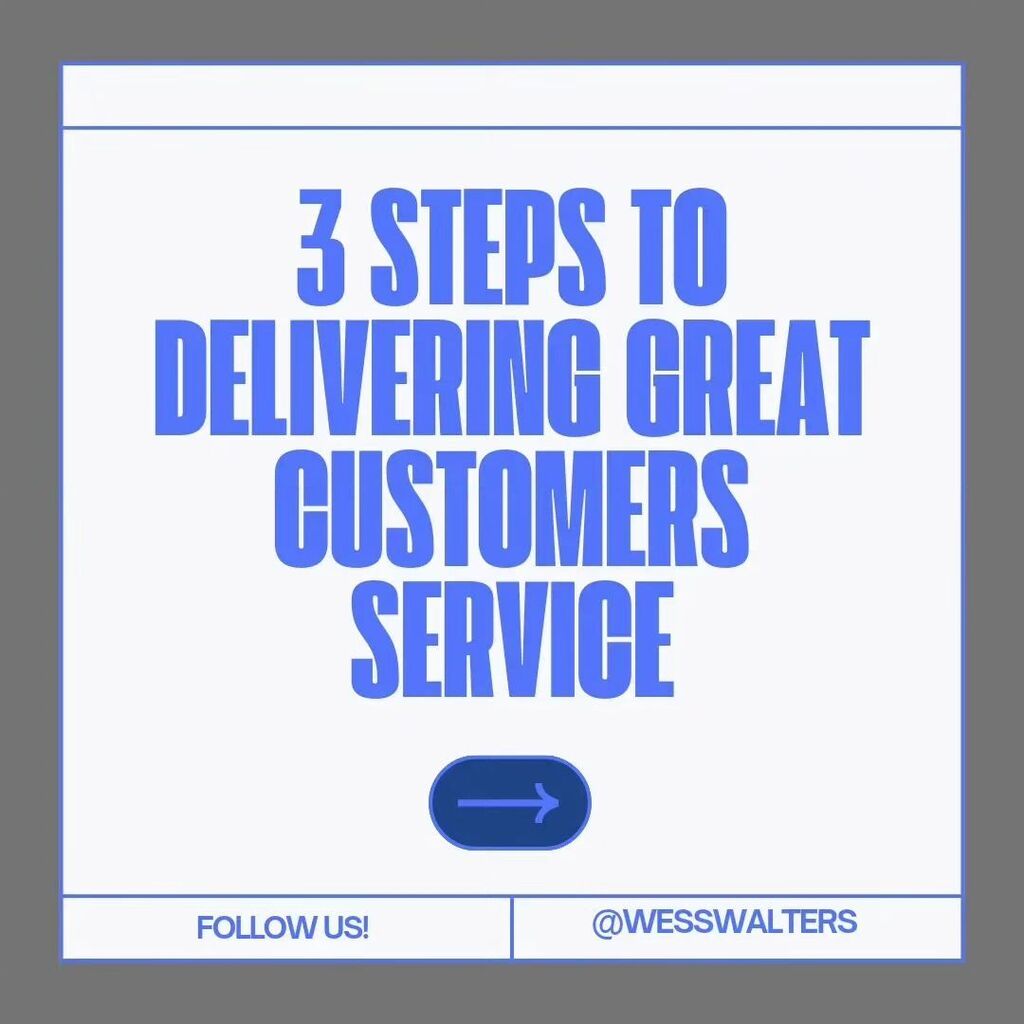 wesswalters's tweet photo. Delivering great customer service is essential for building strong relationships with your customers and fostering loyalty. Here are three key steps to achieve this:

1 Understand and Anticipate Customer Needs:

Listen Actively: Pay close attention to your customers when the… https://t.co/YceZiSzAin