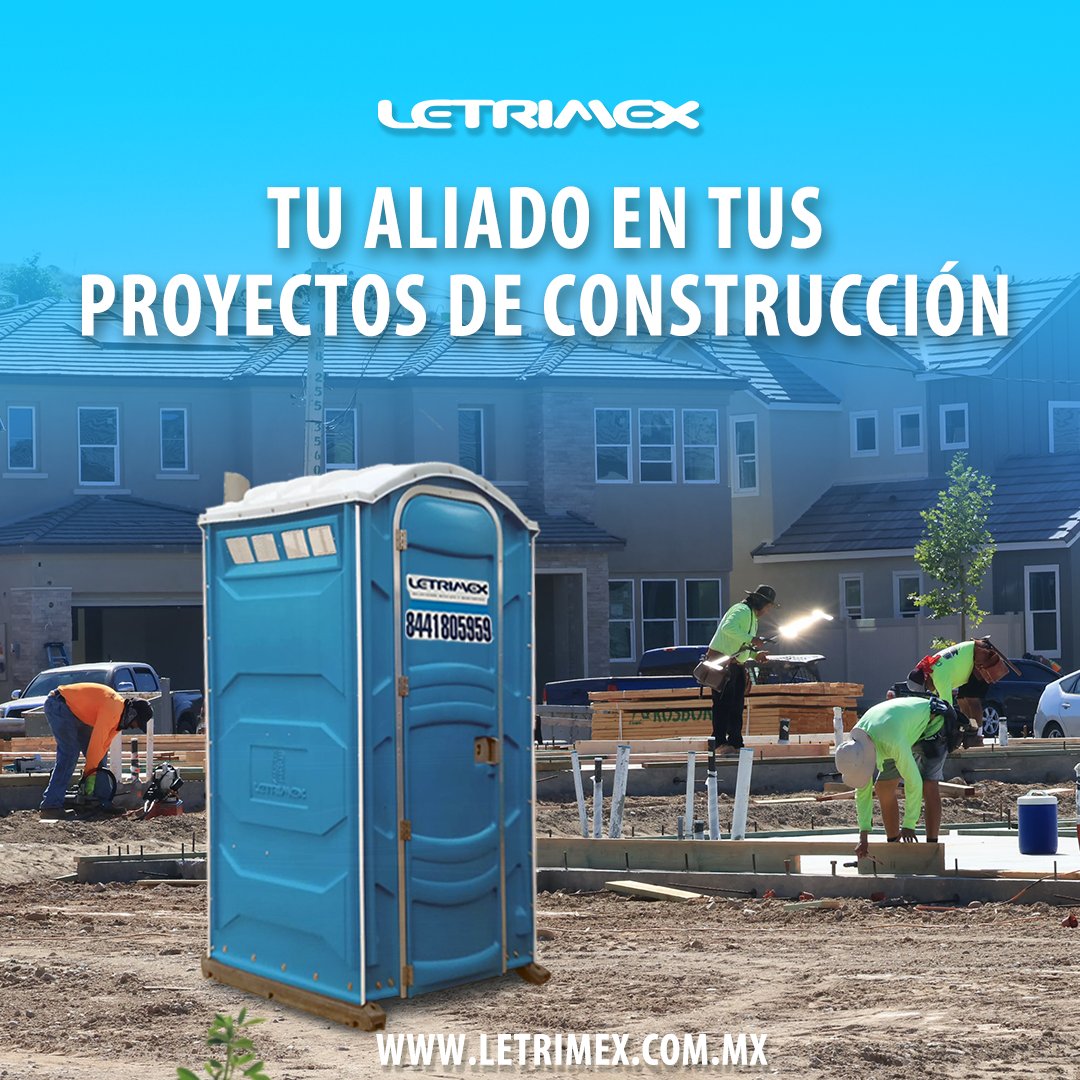 Letriimex's tweet photo. ¿Tienes un importante #proyecto de #obra y #construcción y necesitas #bañosportátiles?Contamos con renta de #bañosportatiles,  #oficinasmóviles, #casetasdebañosmixtos, #contenedores  y muchos otros servicios que te pueden interesar ¡Visita https://t.co/1llNL6TPiB para conocerlos! https://t.co/OA48P9Njqt