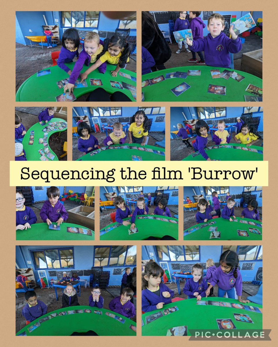 hafodprimary's tweet photo. Thinking about the main events in our film and sequencing them to help us retell the story. Fantastic oracy work in Reception as part of our #filmliteracy work this half term @intofilm_cymru #hfpexpressivearts https://t.co/5ybtRv7cgD