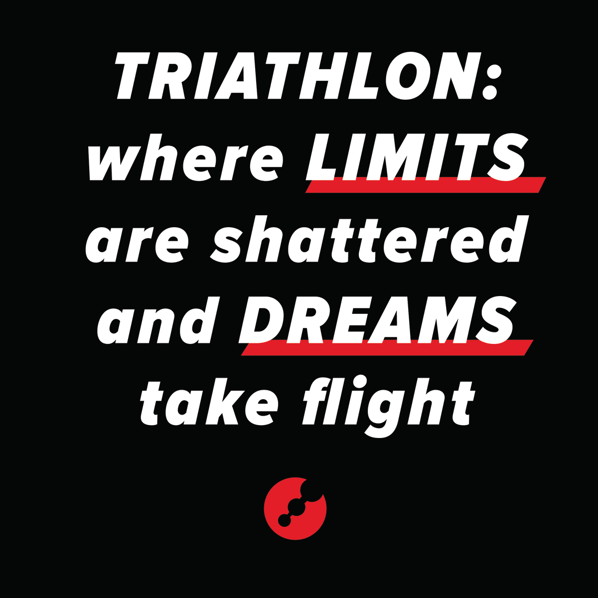 What are your triathlon dreams? 🗯️

#IAMTriDot #TriDot #NoLimits