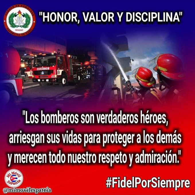ampp_hg's tweet photo. En nombre de la Asamblea Municipal del Poder Popular  de Holguín, felicitamos este #13DeNoviembre a todos los #Bomberos🇨🇺 en su día https://t.co/Imw1gmxulD
