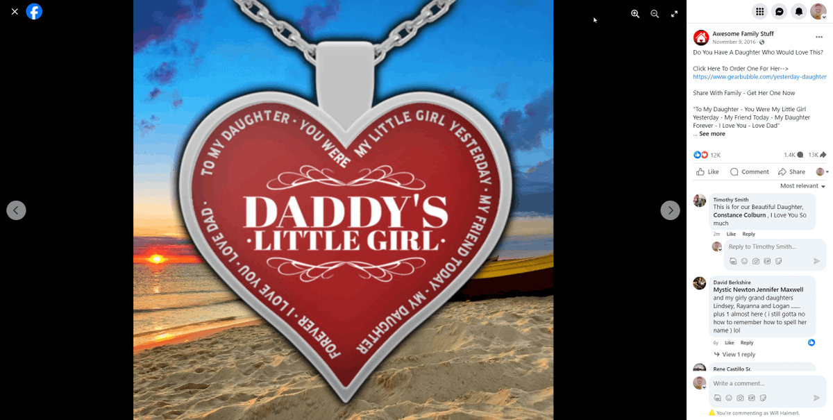 PPC_Coach's tweet photo. 🤑 - I Sold A LOT Of These Babies Back In The Day!  (Right up until Gearbubble decided to stop offering them that is).  Nov 9th, 2016 I posted this one.  I cannot believe it was 7 years ago.  That "Dad to Daughter" niche was my bread and butter for years.  :) https://t.co/uicQpvzvrE