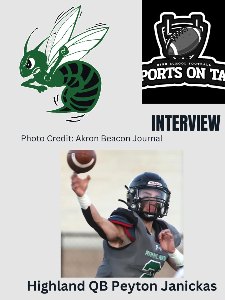 SOT High School Football OHSAA Playoffs Regional Semifinal recap will be live Tonight November 13th. Scheduled to join the show is Highland DB Chase Crutchely &amp; QB Peyton Janickas 

youtube.com/live/BTT_BY2yD…

<a href="/HornetAthletic/">HornetAthletics</a> @HHSFootball2023 <a href="/JanickasPeyton/">Peyton Janickas</a>