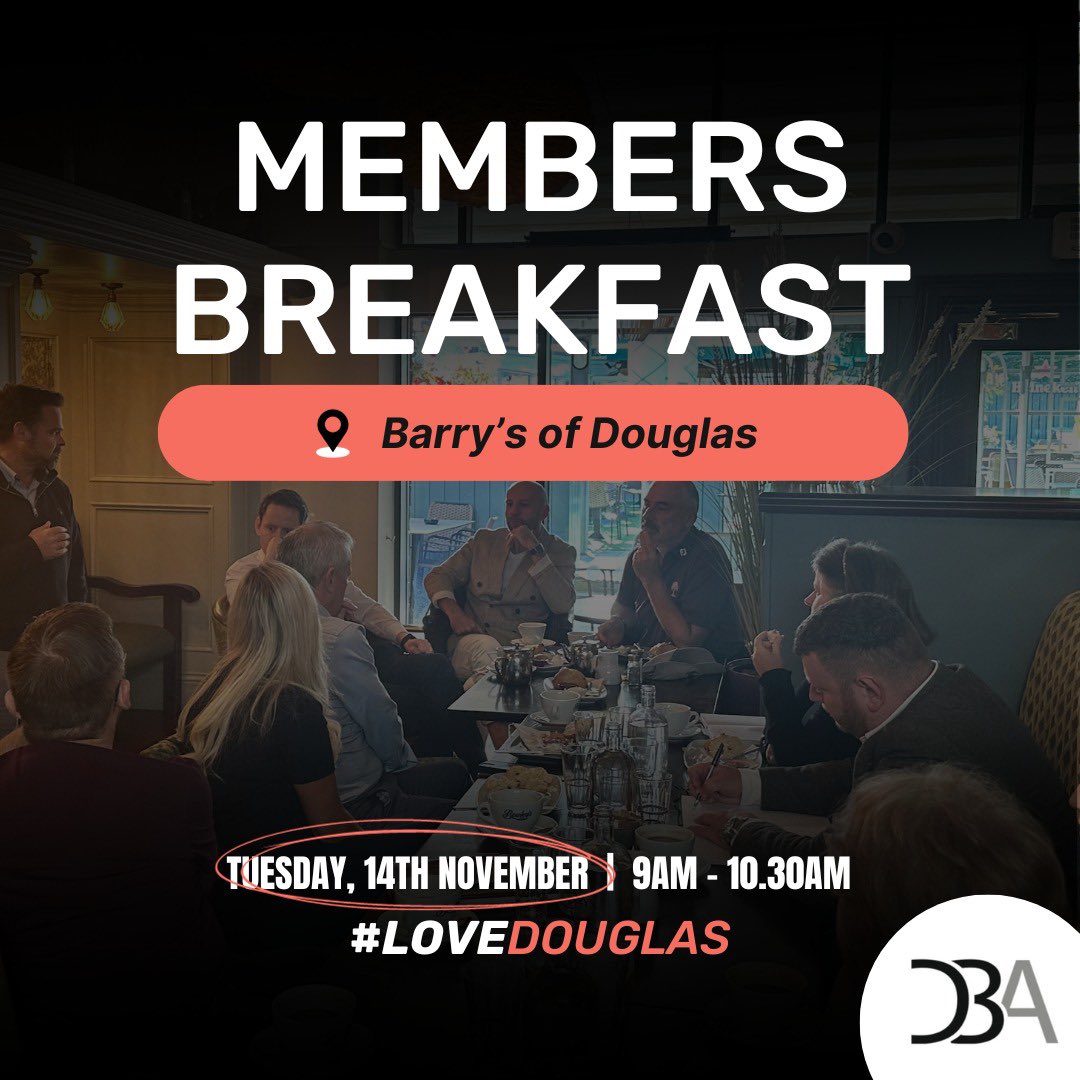 Douglas Business Association (@dbacork) on Twitter photo If you have a business in Douglas then join us for breakfast <a href="/barrysofdouglas/">Barry's of Douglas</a> tomorrow morning at 9am. A great chance to network with businesses in the area and find out our plans for 2024 #lovedouglas If you have a business in Douglas then join us for breakfast <a href="/barrysofdouglas/">Barry's of Douglas</a> tomorrow morning at 9am. A great chance to network with businesses in the area and find out our plans for 2024 #lovedouglas