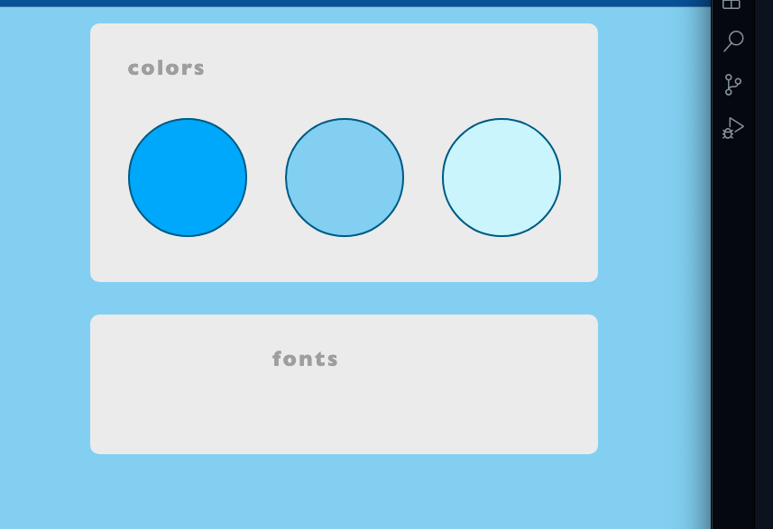 Day 7/100 - Began work on the Design System with CSS grid on Codecademy. Here is a very early preview: