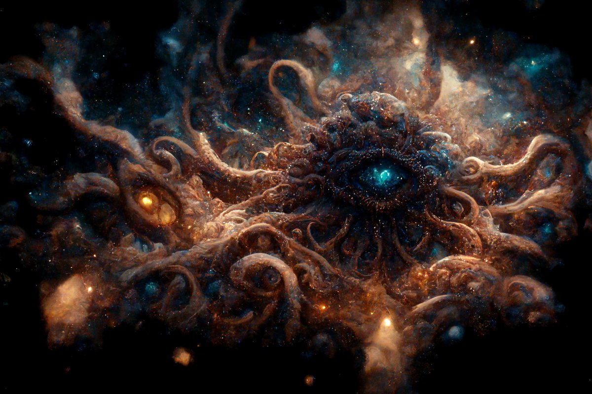 Incognoscibles Horrores yacen ocultos en lo más profundo de la creación, cuyas consciencias son más oscuras que los cielos nocturnos donde están encerrados, y sus impías motivaciones escapan a la comprensión absoluta de las simples criaturas que los veneramos y tenemos.