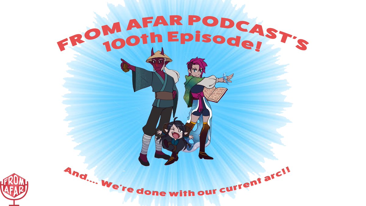 FromAfarPodcast's tweet image. NEW EPISODE DROP!

This one took a minute, but our next episode is out!! 

Not only is it the finale of our current arc, but it is OUR 100TH EPISODE WE HAVE PUBLISHED TO DATE!! 

So happy to have done 100 episodes, and here is to 100 more! 🩷😀

open.spotify.com/episode/4qbGDu…