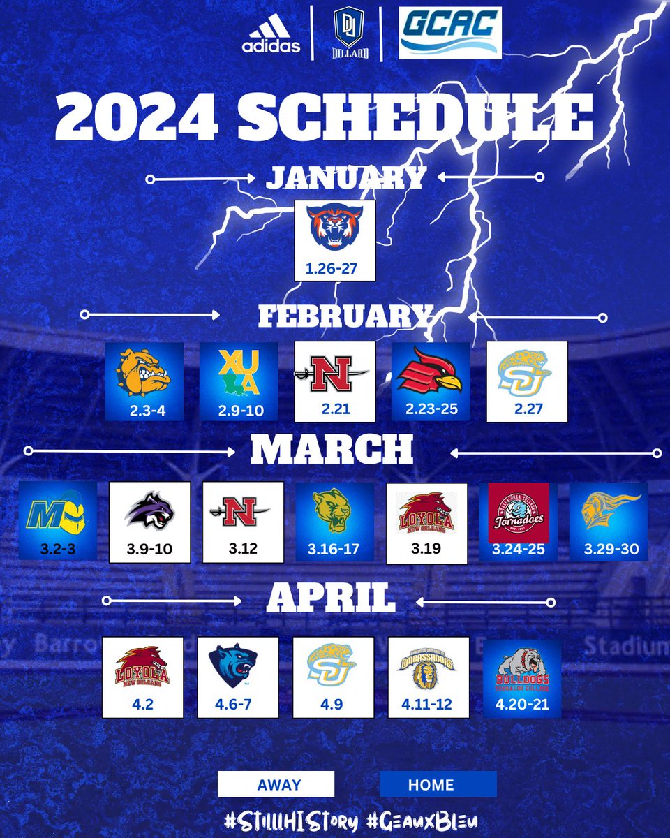 BleuDevilBSB's tweet photo. 🚨SCHEDULE ALERT🚨 

2024 Dillard Baseball Schedule | Mark your calendar 📅❕

#GeauxBleu #StillHIStory #ChasingBleu https://t.co/ZE0eWy4kL3