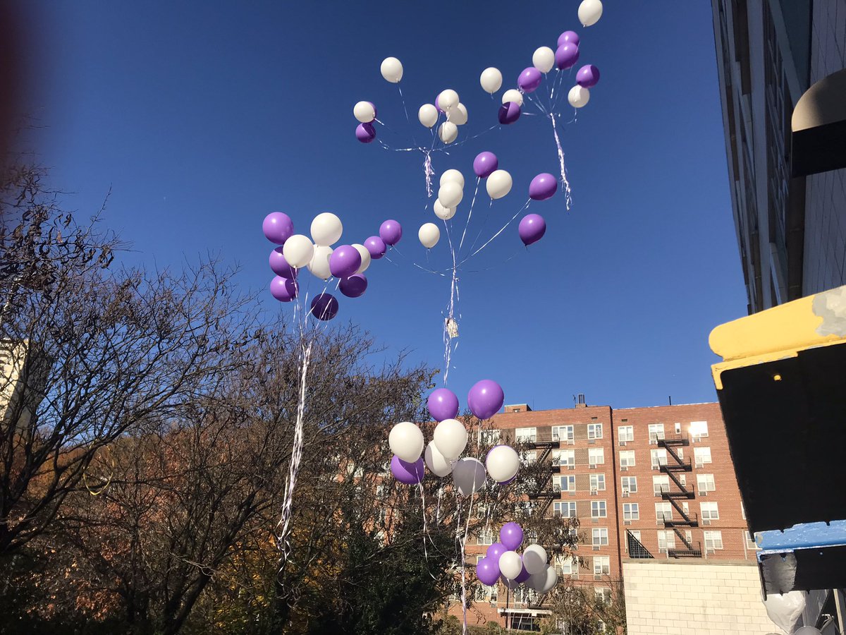 CSAPatterson's tweet image. A bittersweet day at PS/MS 37.  Principal Boyko lead a loving tribute to the life and career of her predecessor, Principal Effie Najarian, who passed in August. Many principal colleagues, AP Mendez, Supt Hulla and Effie’s husband James attended.  @FollowCSA