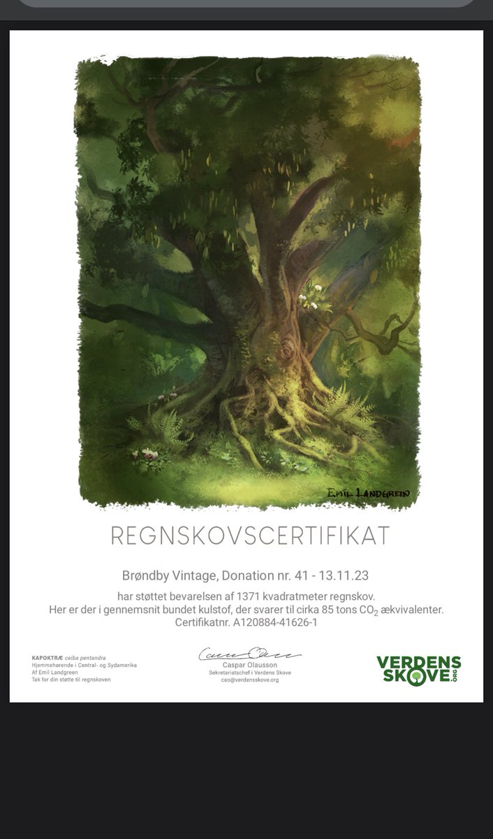 brondbyvintage's tweet photo. Vores 41. donationsrunde!

Tak til alle der har købt :)

Opnået i alt:
~ 43.016 m2 regnskov bevaret🌳
~ 10.566 kr. til Red Barnet Vestegnen👶
~ 3.120 kr. til Brøndby Tifo
~ 26 genstande doneret til indsamlinger og andre formål💛💙

#verdensskove #redbarnet https://t.co/AGDSPBEvcb