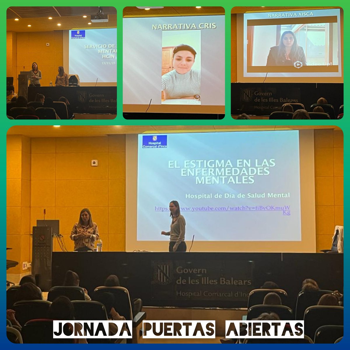 IncaPsiquiatria's tweet photo. Alumnes de 2°Batxillerat 👨‍💻a la Jornada de Portes Obertes del @HospitaldeInca 
@incaciutat 
Claire Tejeira explica el servei de psiquiatría 🧠i ens convida a combatre l' estigma.🫂

@Aimara77595216 
@lgonzalezvr 

Gràcies a na Xisca i a na Cristina🥰 https://t.co/0DAE7GOroG