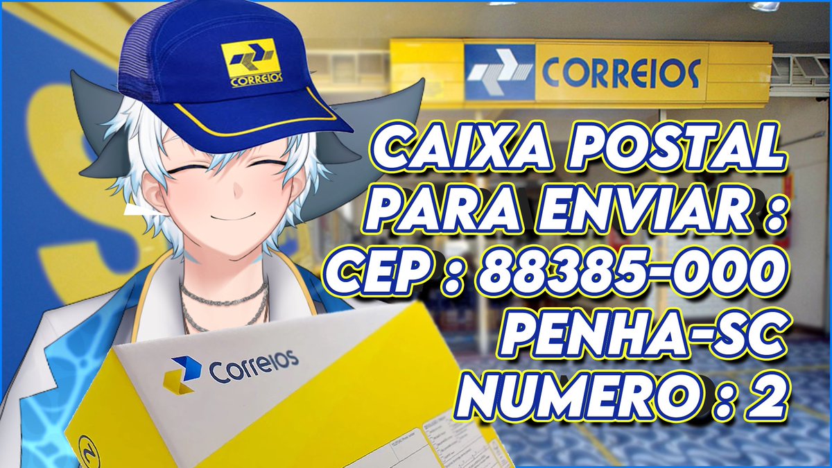 IStevve's tweet image. 🏖️Caixa postal renovada!🏝️
Caso queria enviar qualquer coisinha estarei recebendo e fazendo live especial abrindo os itens enviados !
Obrigado pelo carinho e presentinhos ❤️
iStevve
Cep 88385-000
Penha-SC
Caixa postal Numero 2
