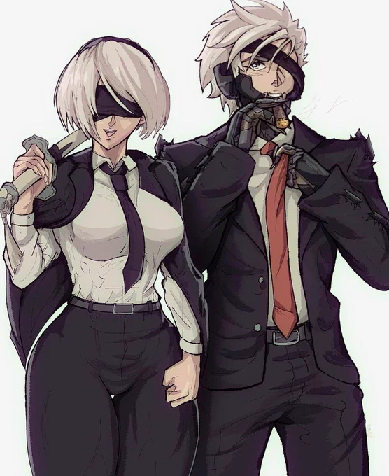 android / cyborg as mercs 