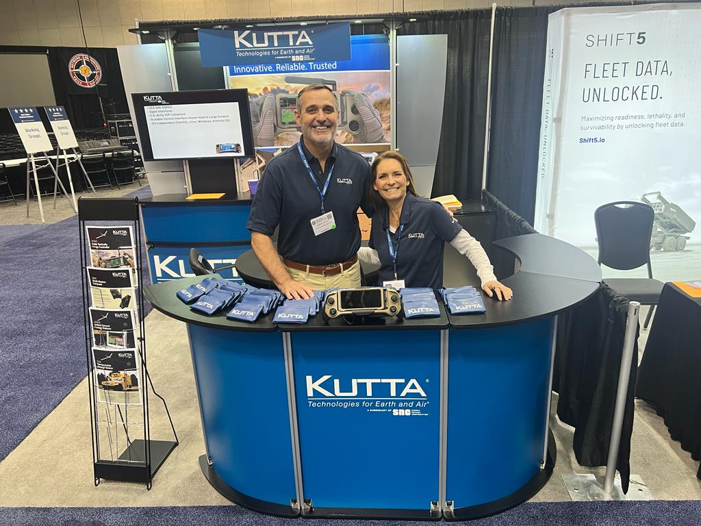 Kutta_Tech's tweet image. It’s day 1 at Cribbins, visit Kutta at booth #1225 and meet our team! Ask Matt Savoca, Matt Munster, or Kristy Frazier about the Kutta Tactical Controller (KTAC) 🎮 and Small Mission Computer (SMC). 
It’s also a chance to pick up some really cool Kutta swag!!  ✌ #TeamKuttaTech