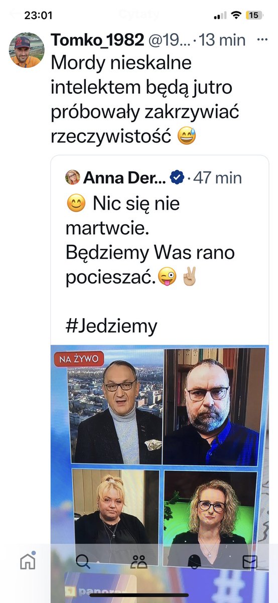 ADerewienko's tweet image. Mordo Ty nasza, intelektem skalana.😂🫵🏼 #TangoDown