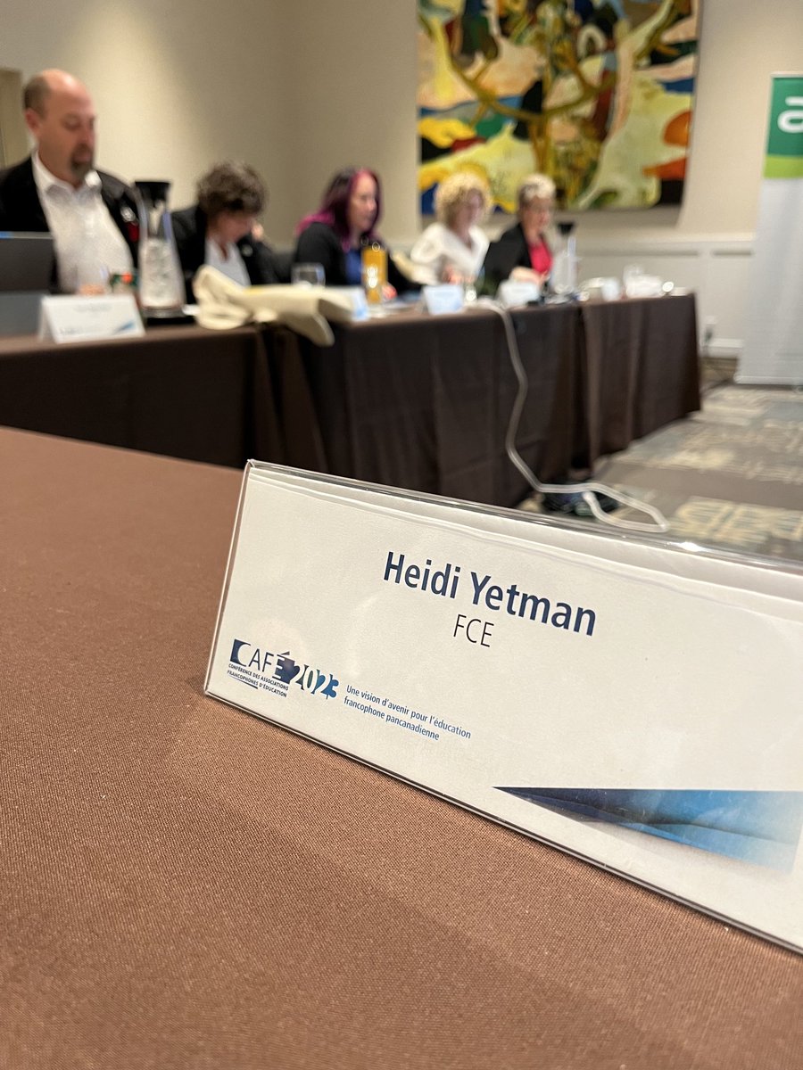 La Conférence des associations francophones d’éducation (CAFÉ) se déroule à Niagara sur le lac. Une des grandes priorités: la retention et le recrutement du personnel enseignant. ⁦<a href="/CTFFCE/">CTF/FCE</a>⁩