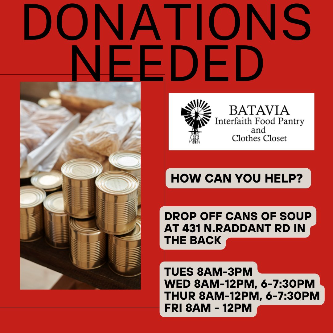 It's getting chilly out there. Soup is something that warms you from the inside out. Our friends at the Food Pantry revealed they can hardly keep their soup shelf stocked! Pick up a few extra cans and drop them off. You'll be keeping someone's belly full and warm! #LiveUnited