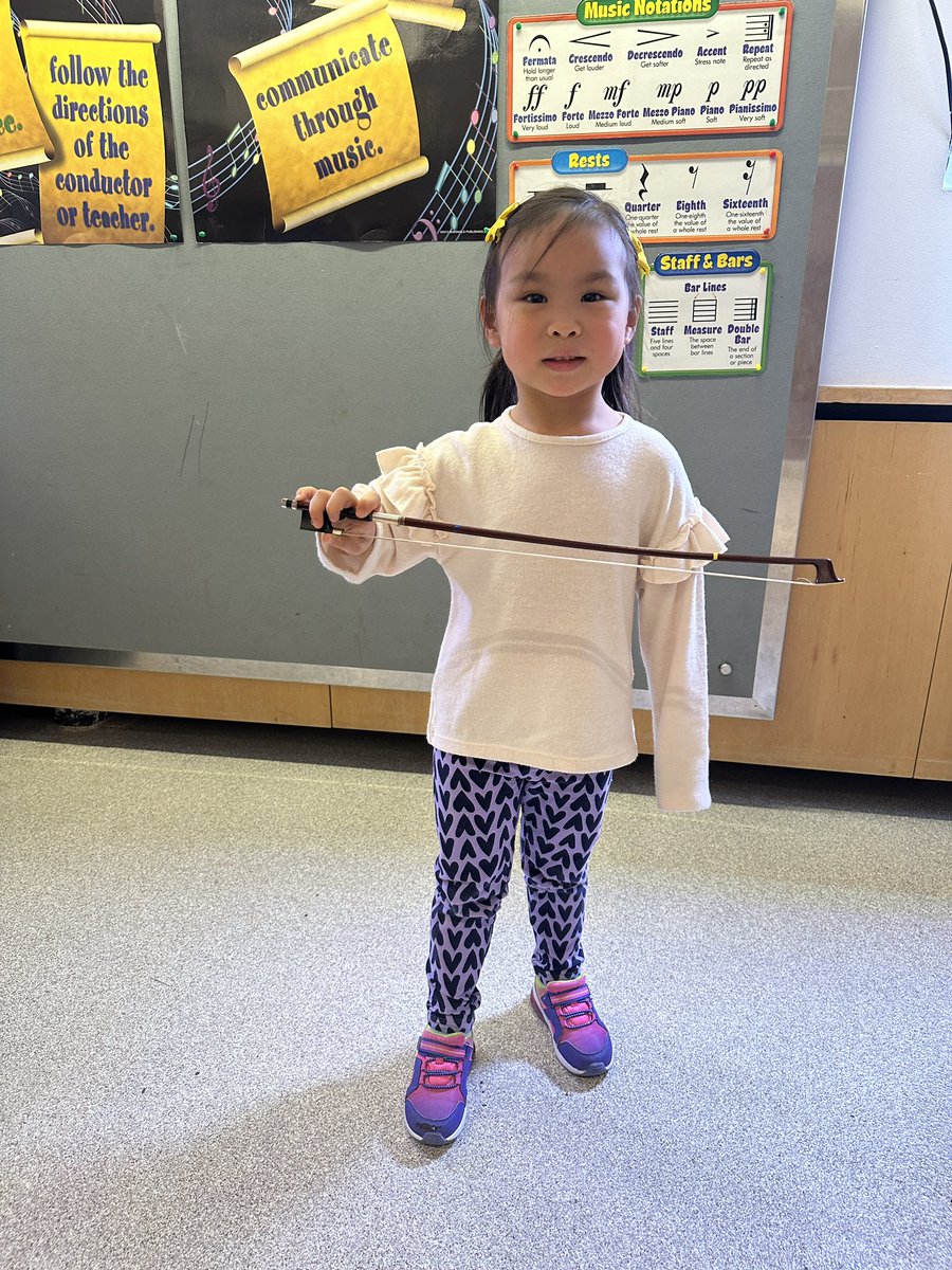 CaedmonViolin's tweet photo. I’m holding my bow! 🎻 #CaedmonViolin #CaedmonKindergarten #TheCaedmonStory #CaedmonCapability https://t.co/uw8r3q9mg7