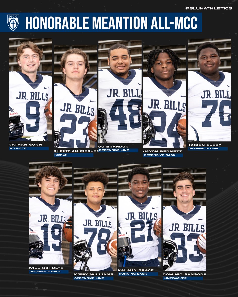 Congratulations to the following Jr. Bills who received Honorable Mention All-MCC recognition for 2023!

#UHigh