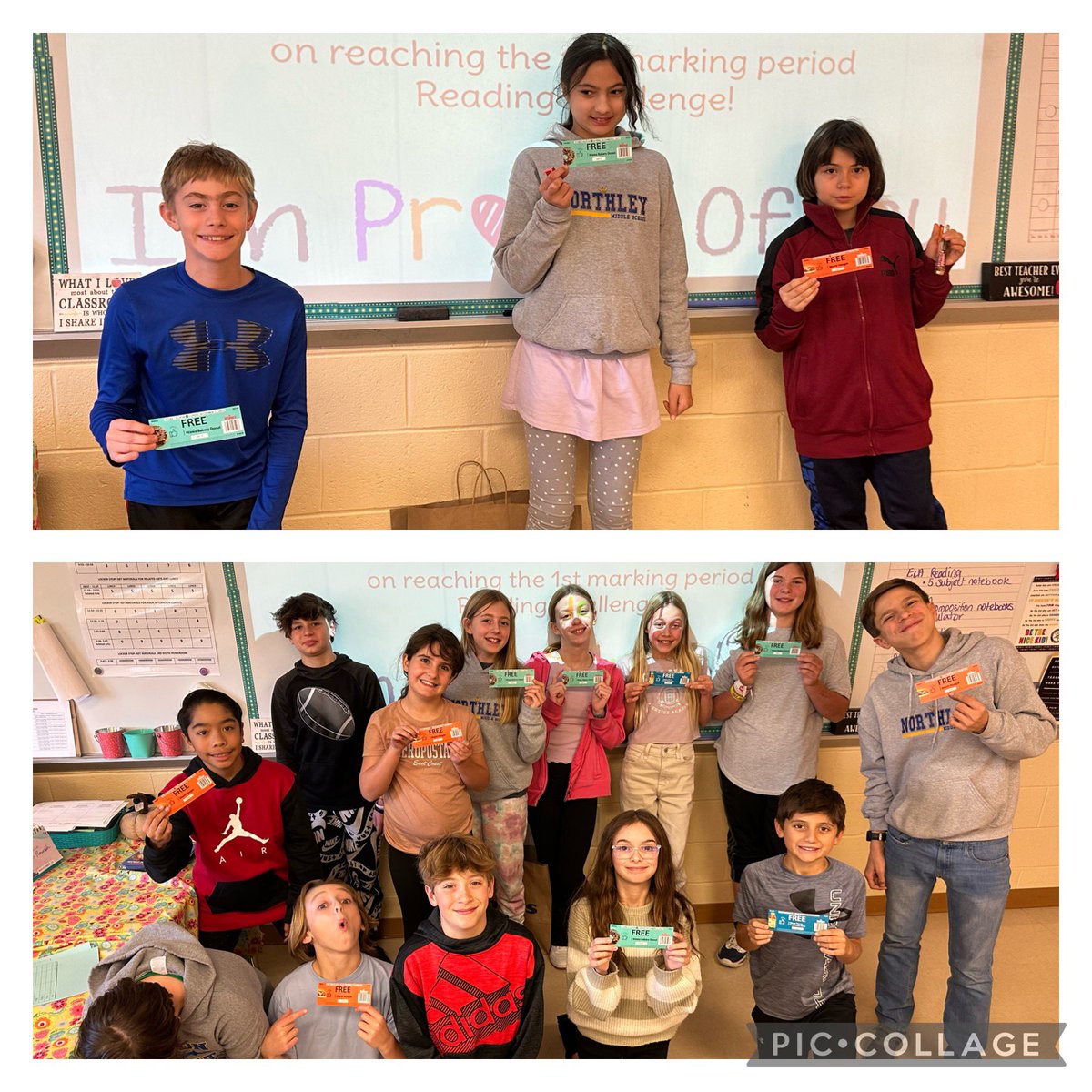 So proud of our sixth graders who successful completed the 1st marking period Reading Challenge! 📚🎉 Special thanks to <a href="/Wawa/">Wawa</a> for providing some awesome rewards! #PennDelcoProud