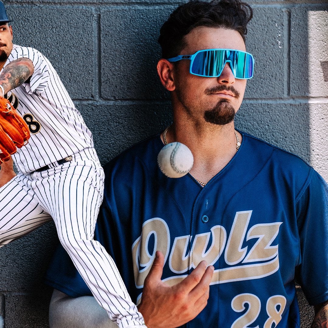 OwlzNoCo's tweet photo. Jose Diaz dealt as both a starter and reliever in the Owlz 2023 rotation 🦉 

The crafty Cuban ended the season third on the team in strikeouts in his first season in the Pioneer League! 🔥

#BaseballWithaZ @est4lifeeee https://t.co/OvxdaMSPSd