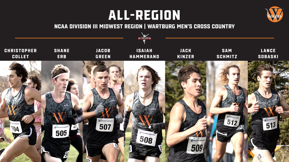 WartburgKnights's tweet image. Men's cross country: school-record seven named USTFCCCCA All-Region 🔥