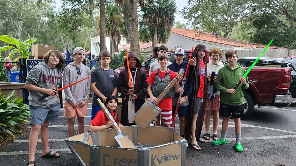 Great Fall Leadership Conference competing in Vex tournament, winning most dramatic sinking in cardboard boat race, 2 statesmen award recipients, White Star Chapter award, and spirit stick. <a href="/CherokeeSchools/">Cherokee Co. Schools</a> <a href="/GeorgiaTSA1/">Georgia TSA</a> <a href="/CVHS_CTAE/">CVHS Career Tech</a>