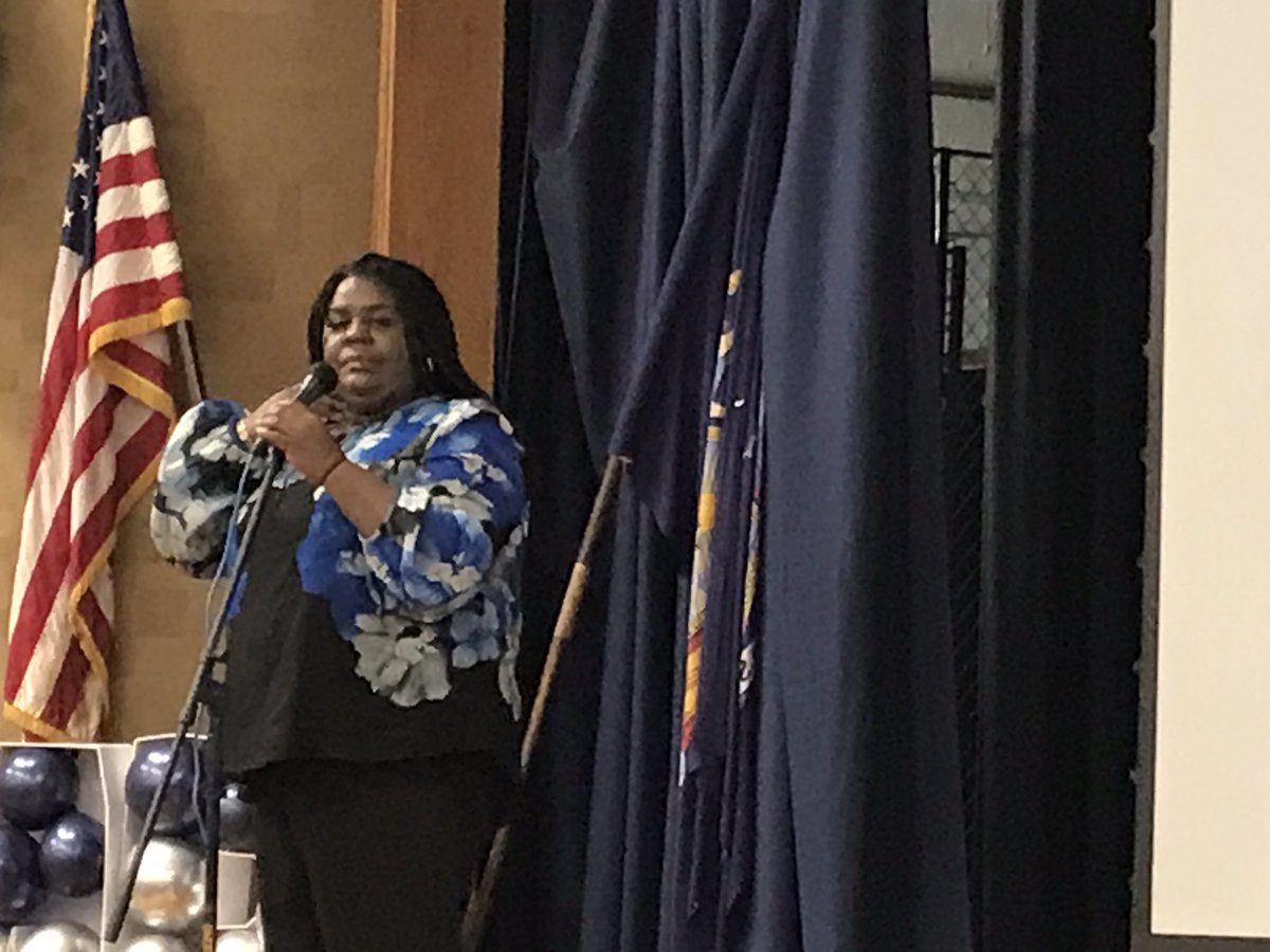 CSAPatterson's tweet image. Amazing day at MS 296! They hosted a My Brother’s Keeper and My Sister’s Keeper event-simply inspiring.  Lead by Principals Ault-Lee, Font-Williams, Presto, AP Singletary. Wonderful rendition of “Lift Every Voice & Sing” by Principal Bracey-Ferguson, AP Brock on drums. @FollowCSA